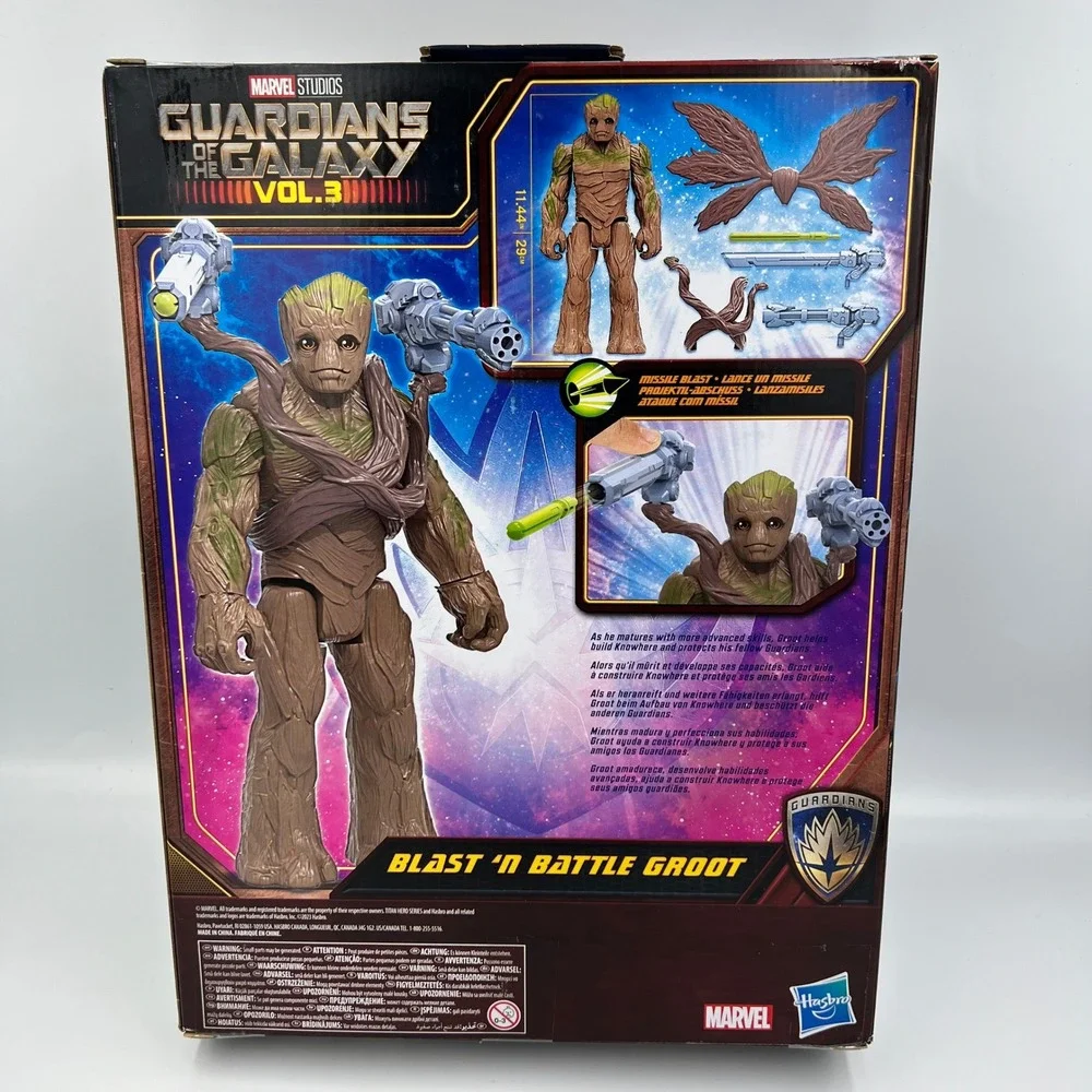 Hasbro Guardians of the Galaxy Blast 'N Battle Groot Action Figure - Picture 2 of 5